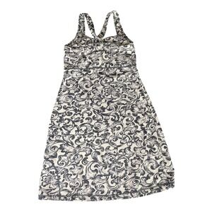 Title Nine Dress Small Black White Sleeveless Casual Sun Dress Cruise Beach